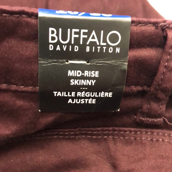 Buffalo Womens Hope Mid-Rise Skinny Stretch Pants - Picture 3 of 3